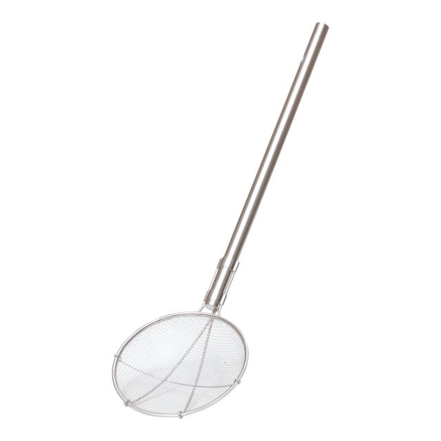 SHINETSU 新越ワークス ＴＳ　パイプ柄給食用すくい網　丸型／２４cm　荒目　柄長６０cm　の通販は 5,238円