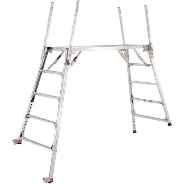 PiCa/ピカコーポレイション 【代引不可】可搬式作業台ダイナワークタフ DXA型 高さ1369〜1800mm手掛り棒付き DXA-18BTの通販は