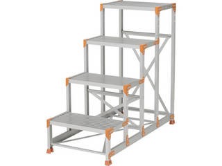 PiCa/ピカコーポレイション 【代引不可】作業台 FGN型 4段W600×D400×H1200踏ざん奥行300 FGN-46120-30