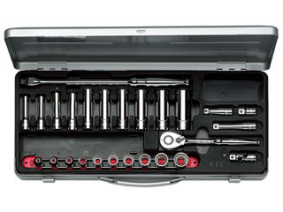 京都機械工具(KTC) 9.5mm (3/8インチ) ソケット レンチセット 12点 TB308 京都機械工具(KTC) 9.5mm (3⁄8インチ) ソケット レンチセット 12点