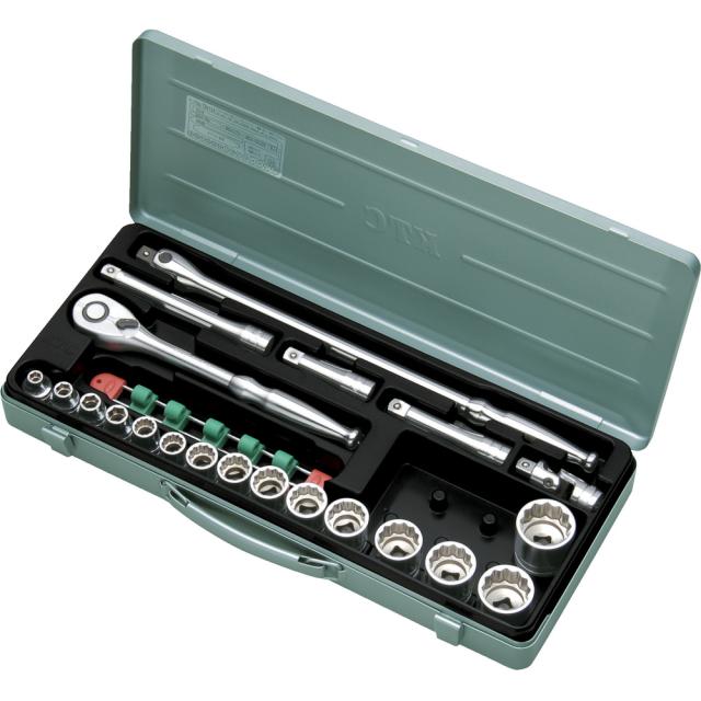 KYOTO TOOL/京都機械工具 KTC 12.7sq.ソケットレンチセット(21点 KYOTO TOOL/京都機械工具 KTC 12.7sq.ソケットレンチセット(21点