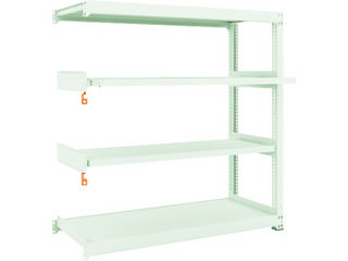 TRUSCO/トラスコ中山 【代引不可】M3型中量棚 1500×571×H1500 2段 スライド2段 連結 M3-5562M2Bの通販は 49,665円