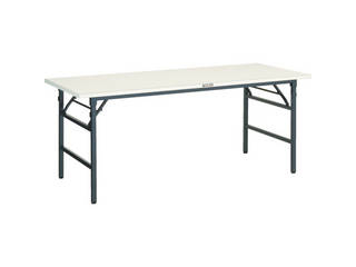 TRUSCO/トラスコ中山 【代引不可】UFL型折畳型作業台 1500×600×H740 ダークグレー色 UFL-1560ADGの通販は 25,875円