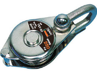 TRUSCO/トラスコ中山 シンプル型滑車 シャックル式 100mm TSY-100