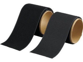 TRUSCO/トラスコ中山 マジックテープ 強粘着 幅100mmX長さ1m 黒(1巻=1セット) TMSD-100-BKの通販は 5,225円