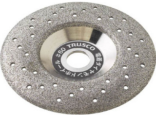 TRUSCO トラスコ中山 電着ダイヤモンドホイール 102X10X15 仕上げ研磨用 UFO-1A