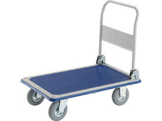 TRUSCO/トラスコ中山 【代引不可】プレス製台車 ドンキーカート 固定式空気入タイヤ915×615 302NARの通販は台車・リヤカー