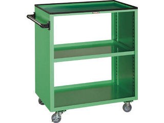 TRUSCO/トラスコ中山 【代引不可】ツールワゴン 750X500XH880 ヤンググリーン NTS-302N-YGの通販は