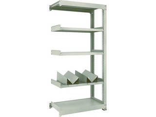 TRUSCO/トラスコ中山 【代引不可】M3型中量棚 900×D471×H1800 缶受×2付 連結 M3-6355-KU2Bの通販は