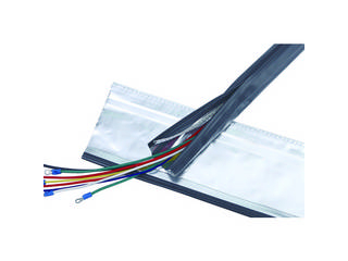 TRUSCO トラスコ中山 電磁波シールド結束チューブ ジッパータイプ 40Φ10m SHNF-40-10-R2