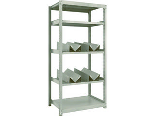 TRUSCO/トラスコ中山 【代引不可】M2型軽中量棚 860×600×H1800 缶受×4付 M2-6365-KU4