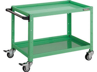 TRUSCO/トラスコ中山 バーディワゴン 750X500XH740 ウレタン車輪 ヤンググリーン BDW-773U-YGの通販は
