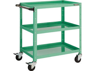 TRUSCO/トラスコ中山 バーディワゴン 600X400XH880 3段 ヤンググリーン BDW-963-YGの通販は 19,206円