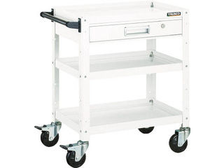 TRUSCO/トラスコ中山 【代引不可】バーディワゴン 600X400 引出付 ヤンググリーン BDW-763V-YGの通販は 32,354円