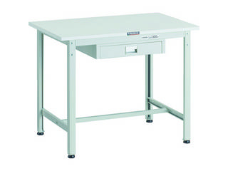 TRUSCO/トラスコ中山 【代引不可】AE型軽量作業台 900×600 薄型1段引出し付 ホワイト色 AE-0960UDC1 Wの通販は 20,590円