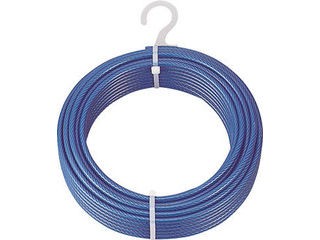 TRUSCO トラスコ中山 メッキ付ワイヤロープ PVC被覆タイプ Φ3(5)mmX50m CWP-3S50