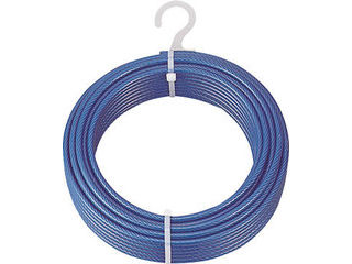 TRUSCO トラスコ中山 メッキ付ワイヤロープ PVC被覆タイプ Φ3(5)mmX200m CWP-3S200の通販は