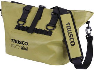 TRUSCO/トラスコ中山 防水ターポリントートバッグ Lサイズ オリーブドラブ TTBL-OD