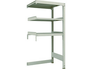 TRUSCO/トラスコ中山 【代引不可】M3型中量棚 下部開放型 H1800×W900×D721 3段 連結 M3-SB6373Bの通販は