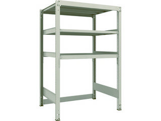 TRUSCO/トラスコ中山 【代引不可】M3型中量棚 下部開放型 H1800×W1200×D921 3段 単体 M3-SB6493の通販は 50,083円