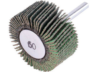 TRUSCO/トラスコ中山 超研削フラップホイール 外径80X幅25X軸径6 #Z40 5個入 HF8025Z-40の通販は