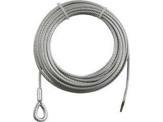 TRUSCO トラスコ中山 手動ウインチ用ワイヤーΦ12×20M用(シンブル入りロック加工) WWS12-20の通販は
