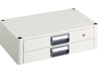 TRUSCO/トラスコ中山 【代引不可】フェニックスワゴン 2段引出 750X500 ホワイト PEW-75X-Wの通販は 21,479円