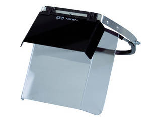 TRUSCO トラスコ中山 二重防災面 遮光・クリア ヘルメット取付タイプ 遮光度#9 TBM-603CW