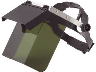 TRUSCO/トラスコ中山 遮光二重防災面 かぶりタイプ 前プレート遮光度6 TBM-500W