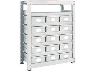 TRUSCO/トラスコ中山 【代引不可】M3型中量棚 H1200 スチール引出付 小X5大X30 M3-4657-A5B30 172,106円