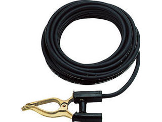 TRUSCO/トラスコ中山 キャブタイヤケーブル アースクリップ丸端子付 10m TCT-3810KEの通販は