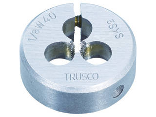TRUSCO/トラスコ中山 丸ダイス SKS ウィット 38径 3/8W16 T38D-3/8W16の通販は