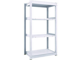 TRUSCO/トラスコ中山 【代引不可】TUG型中量棚450kg 単体 1255X776XH1800 4段 TUG450-64J-4の通販は