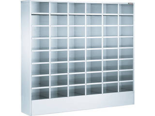 TRUSCO/トラスコ中山 【代引不可】SUS304シューズロッカー 6列8段 SSR-48-68の通販は 213,004円