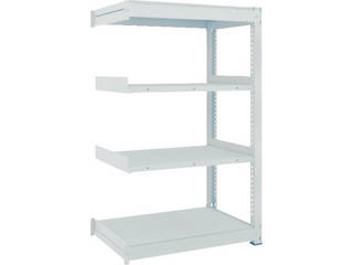 TRUSCO/トラスコ中山 【代引不可】TUG型中量棚300kg 連結 1500X776XH1500 4段 TUG300-55J-4Bの通販は