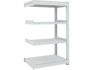 TRUSCO/トラスコ中山 【代引不可】TUG型中量棚600kg 連結 1200X926XH1500 4段 TUG600-54Z-4Bの通販は