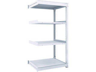 TRUSCO/トラスコ中山 【代引不可】TUG型中量棚600kg 連結型 900X926XH1800 4段 TUG600-63Z-4Bの通販は