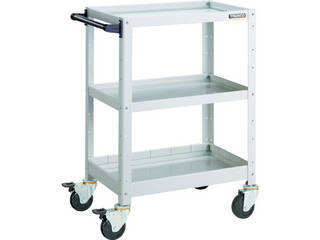 TRUSCO/トラスコ中山 バーディワゴン 600X400XH880 浅2深1段 ホワイト BDW-963F1-W