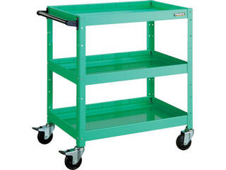 TRUSCO/トラスコ中山 バーディワゴン 600X400XH880 深3段 ヤンググリーン BDW-963F3-YGの通販は