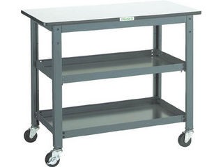 TRUSCO/トラスコ中山 【代引不可】WHT型作業台補助テーブルワゴン 900X450XH740 WHT-4590の通販は