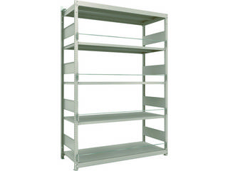 TRUSCO/トラスコ中山 【代引不可】M1.5型軽中量棚 災害備蓄用 1460×595×2100 5段単体 M1.5-DS7565の通販は