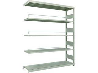 TRUSCO/トラスコ中山 【代引不可】M1.5型軽中量棚 災害備蓄用 1760×445×2100 5段連結 M1.5-DS7645Bの通販は