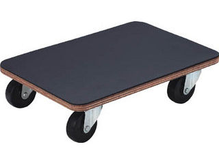 TRUSCO トラスコ中山 合板平台車プティカルゴ 450X300 ゴム張り ゴム車 PCG-3045G