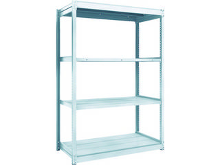 TRUSCO/トラスコ中山 【代引不可】TUG型軽量棚100kg単体 1240×624×H1800 4段 TUG100-64L-4の通販は