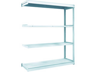 TRUSCO/トラスコ中山 【代引不可】TUG型軽量棚100kg連結 1540×474×H1800 4段 TUG100-65S-4Bの通販は