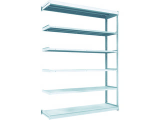 TRUSCO/トラスコ中山 【代引不可】TUG型軽量棚100kg連結 1840×474×H2400 6段 TUG100-86S-6Bの通販は