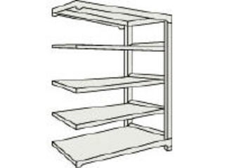 TRUSCO/トラスコ中山 【代引不可】M3型中量棚 1500X721XH2100 5段 連結 ネオグレー M3-7575BNGの通販は 46,662円