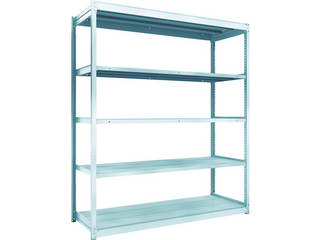 TRUSCO/トラスコ中山 【代引不可】TUG型軽量棚100kg単体 1840×624×H2100 5段 TUG100-76L-5の通販は