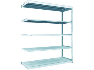 TRUSCO/トラスコ中山 【代引不可】TUG型軽量棚100kg連結 1840×624×H2100 5段 TUG100-76L-5Bの通販は