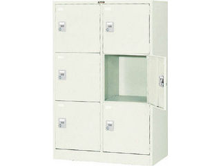 TRUSCO/トラスコ中山 【代引不可】多人数用ロッカー6人用 900X515XH1373 手ぶらキー式 SVG6LK 47,375円